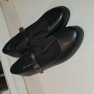 Anne Klein Black Mary Jane Heels